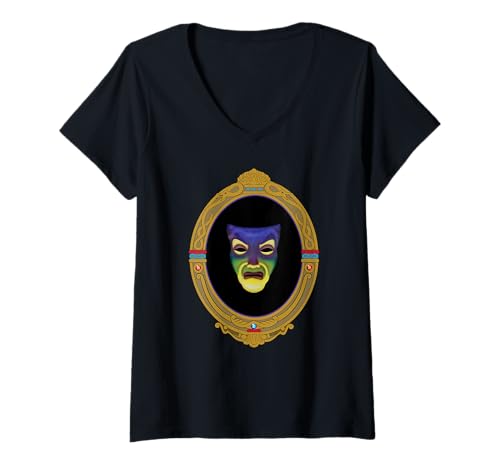 T-shirt Blanche-Neige Disney col V cadeau idéal pour femme passionnée