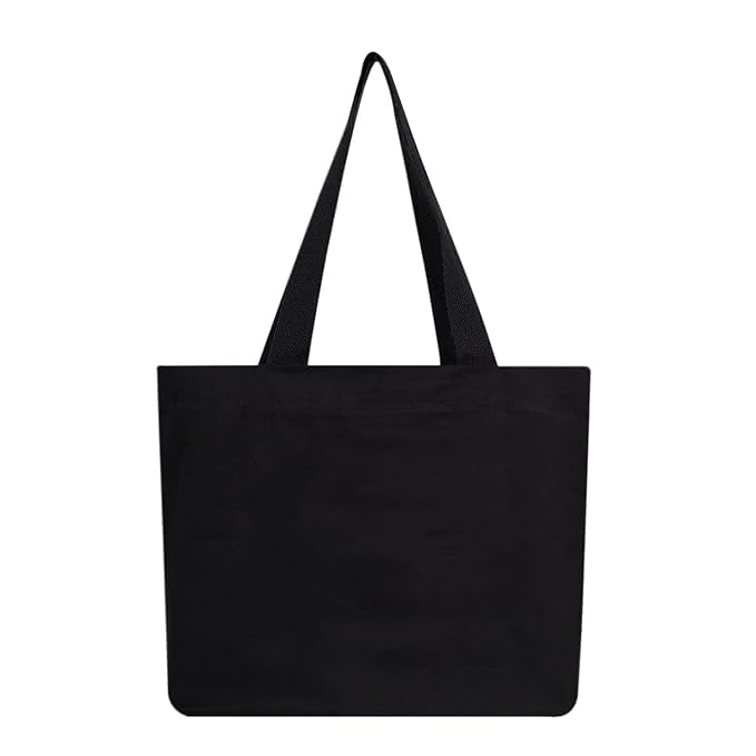 Super premium black canvas tote bag for women | Shopping beach collage street bag for ladies with zip closer (B0CTXCRSW2) Amazon Price History, Amazon Price Tracker