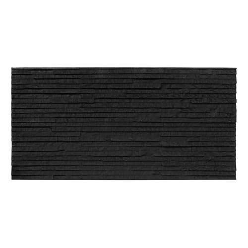 6-Pack Natural Clay Stone Mosaic Wall Tile, 11.4" x 22.8"