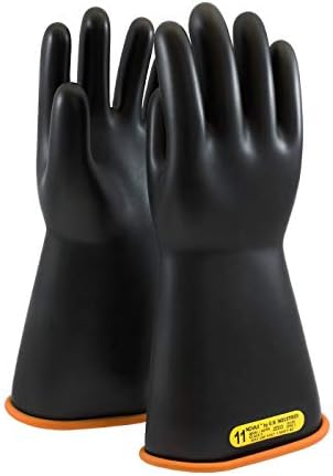 Class 2 Rubber Insulating Glove with Straight Cuff - 16" 155-2-16/11, (6)