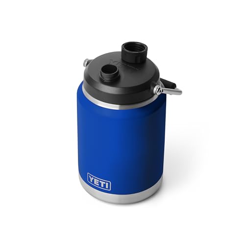 Image of YETI Rambler Half Gallon Jug 2.0, Vacuum Insulated, Leakproof, Stainless Steel with MagCap, Royal Blue