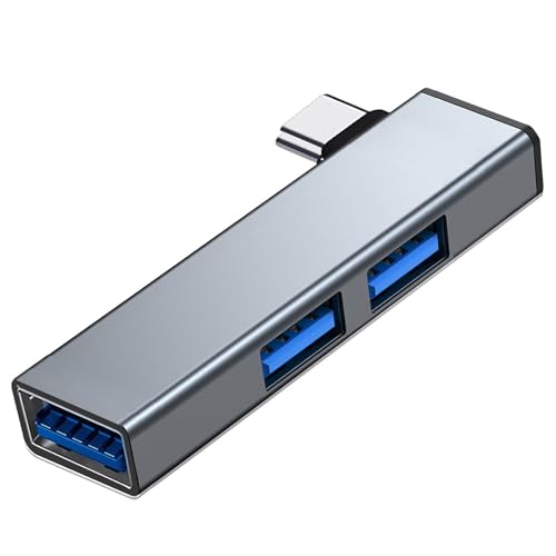 VIENON Aluminium USB C Hub - 3 Port USB 3.0 Hub, Portable USB Extension for Tablet & Laptop