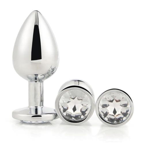 Dream Toys Gleaming Love Silver Plug Set Silver Taille Unique