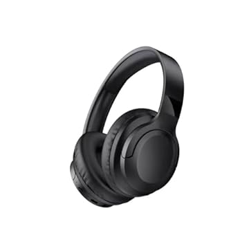 Fone De Ouvido Bluetooth 5.3 Headphone Sem Fio Fone Corrida Academia Com Cancelamento de Ruído On-ear Dobrável Qualidade PREMIUM (Preto)
