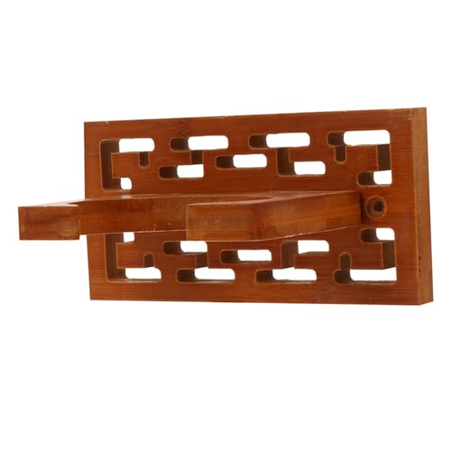 GOOHOCHY Hanger Wall Holder for Musical Instruments Wooden Cucurbit Flute Rack Easy to Install Decorative