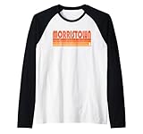 morristown, new jersey, stile retrò anni '80 maglia con maniche raglan