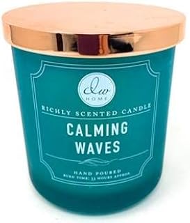 DW Home RICHLY Scented Candle Calming Waves Medium with Copper Lid