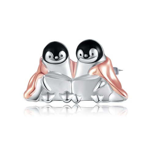 Image of Butterfly /Dragonfly /Penguin /Ghost Pin Butterfly Brooches Sterling Silver Butterfly Christmas Jewelry For Women Sister