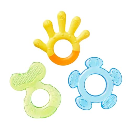 Image of Nuby 3 Step Teether Set, BPA Free, Neutral…