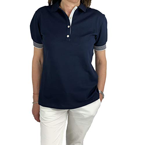 M&G MG - Polo de hilo de Escocia, art. 181200 570 Blue 42