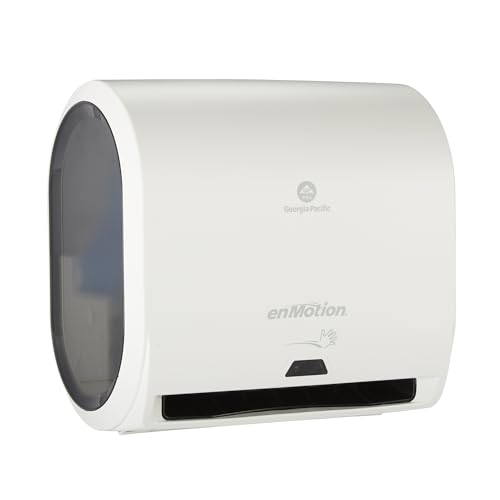 ENMOTION® Impulse® 10” 1-ROLL AUTOMATED TOUCHLESS Paper Towel Dispenser by GP PRO (GEORGIA-PACIFIC), White, 1 Dispenser