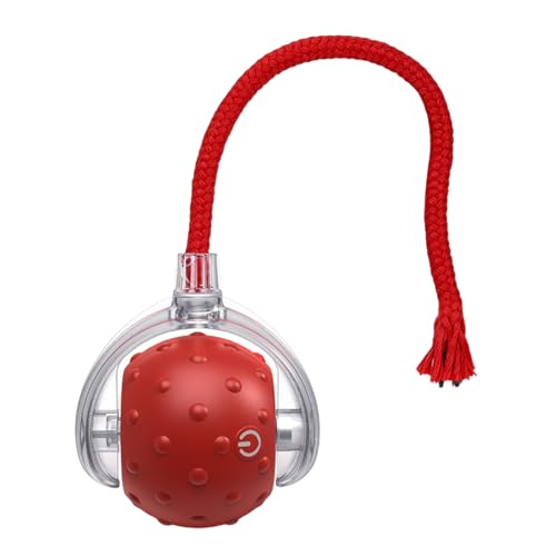 Bola interactiva para gatos - Juguete giratorio inteligente, bola para mascotas en movimiento automático con sonido de llamada para pájaros, entretenimiento autónomo y bolas giratorias Ricar