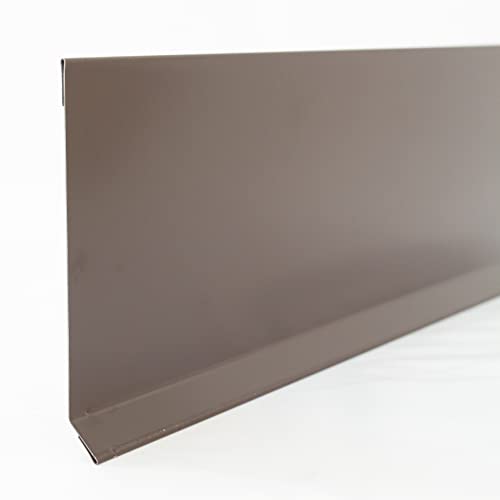 Ftmetalli - Lattonerie Complementari - Aletta Sopra Gronda -Angolare 4X4 - Prolunga Per Bordature - 1 Pz - Prolunga Bordatura Tdm Da Mt 2 Sv 16,5