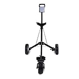 WeGuard Golf Push Cart Lightweight 3 Wheel Folding Golf Push Pull Trolley Foot Brake One Second to Open & Close Golf Accessories for Practice and Game Best Gift for Men Women/Kids