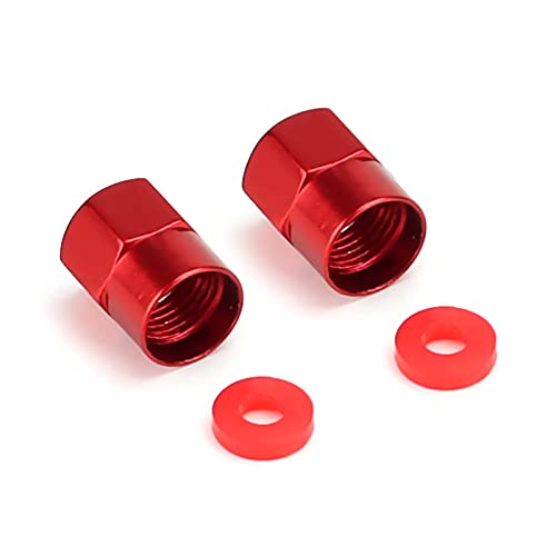 Wosite 5Pcs Metal American Flag Tire Valve Stem Caps With O Rubber Ring, Universal Metal Valve Stem Covers For Cars, Suvs, Bike, Trucks, Motorcycles Decoration Accessories #TOP2