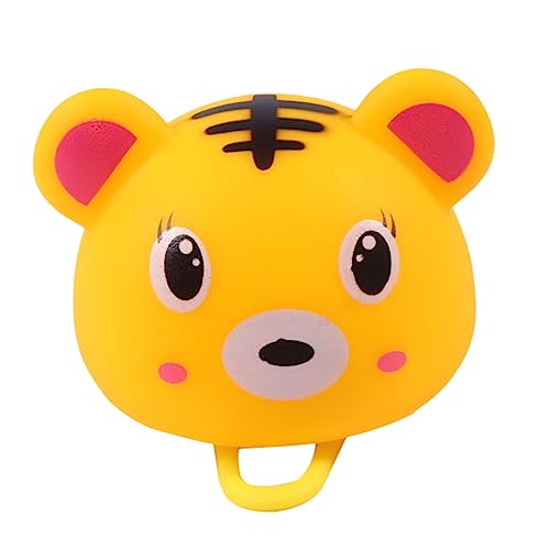HEMOTON Boys and Girls Mountain Bike Helmet Horn Honker Cartoon Horn Bright Helmet Light Bicycle Accessories for