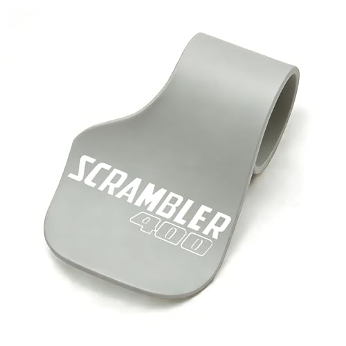 Poignée de guidon pour Ducati Scrambler 400 : finie la fatigue avec ce repose-poignet gris