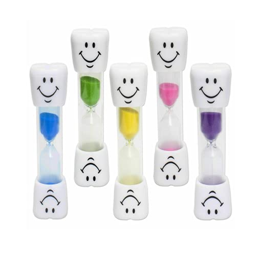 Kids 2 Minute Sand Timer Toothbrush, Random Colour, Single/Twin Pack (2X 2 Minute Timer)