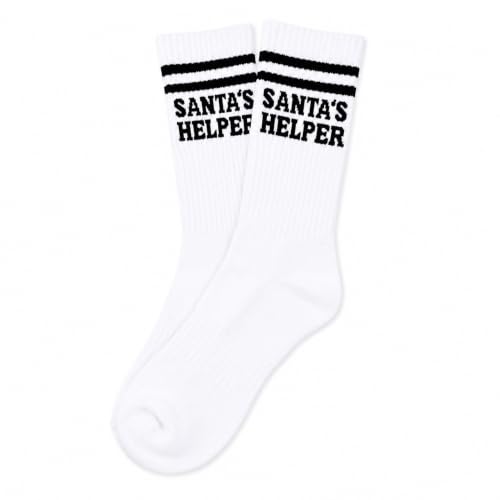 Crewzies Santa's Helper Christmas Socks for Women, Stocking Stuffer - image 1
