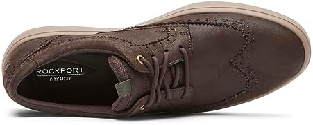 Rockport Men's Colle Wing Tip Sneaker, Java, 11 Wide | Image 2