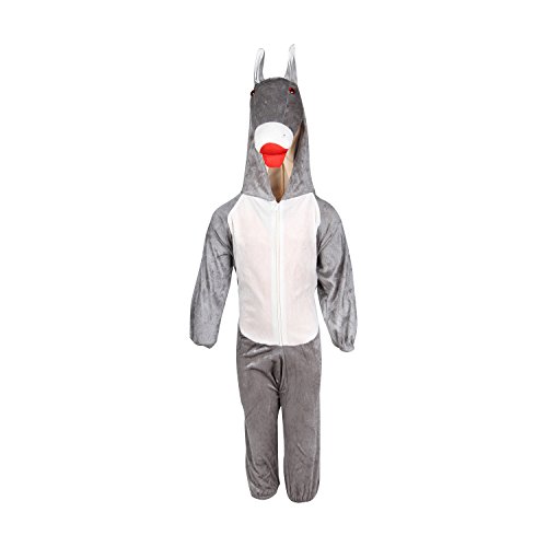 Image of Raj Costume Animal Fancy Dress Costume for Boys & Girls | Hooded Full Body Wildlife Zoo Animal Jumpsuit | Soft Costume for School Function, Fancy Dress, Halloween, Birthday, Cosplay & Role Play