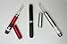 Set of 3 V2 Personal Reusable Pen Injectors - 60 Unit with Hole 3 Black, Red & Silver - GXZ Health