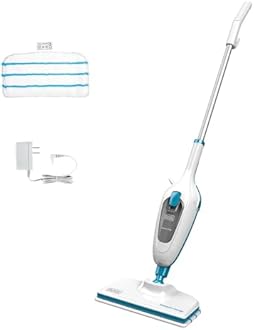 BLACK+DECKER Steam Mop, White (HSM13E1)