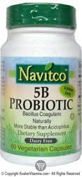 5B 5 Billion Probiotic - 60 Vegetarian Capsules