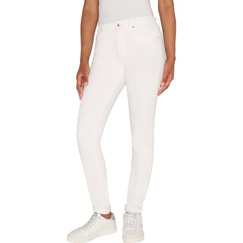 Pepe Jeans Skinny Jeans Hw, Jeans Mujer, Blanco (Denim d76), 29W / 30L