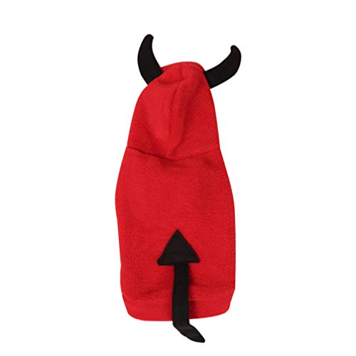 Sudadera disfraz de diablo para perro talla S