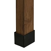 Relaxdays Hochbeet, Folie, Ablage, HxBxT: 80 x 74 x 38 cm, Garten, Balkon & Terrasse, Pflanztisch, Tannenholz, braun – Ansicht 8
