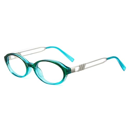 Image of Cyxus Oval Blue Light Glasses for Women Fashion UV Blocking Computer Glasses 8242