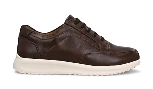 Image of Men's Lightweight Comfort Walking Shoes | Stylish Casual Shoes | Cushioned Sole Casual Footwear | Brown Color