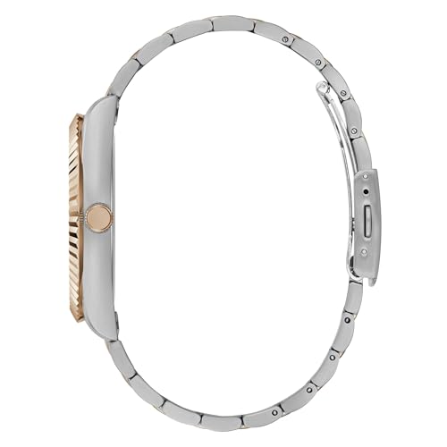 GUESS Men's Stainless Steel Analog Blue Dial Two-Tone Band Watch-Gw0265G12 - Image 2