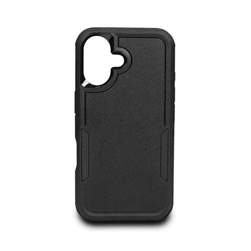 Coque de protection robuste noire AT&T Essentials Apple iPhone 16 Plus antichoc rigide
