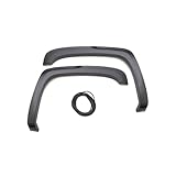 Bushwacker OE Style Factory Front Fender Flares | 2-Piece Set, Black, Smooth Finish | 50043-02 | Fits 2010-2018 Dodge Ram 2500, 3500 (Excludes R/T)