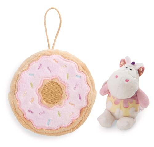 NICI 61915 Licorne Sweety Rainbow en Peluche, Douce, Mignonne, Motif Donut avec Boucle, pour Câliner Et Jouer, Excellente Idée De Cadeau, pour Enfants Et...