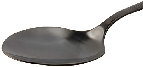 Mercer Culinary 18-8 Stainless Steel Plating Spoon, 9 Inch, Black #TOP3
