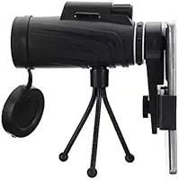 JWS Monóculo 40x60 Profissional Tático Luneta Telescópio para Amantes da Natureza e Atividades ao Ar Livre