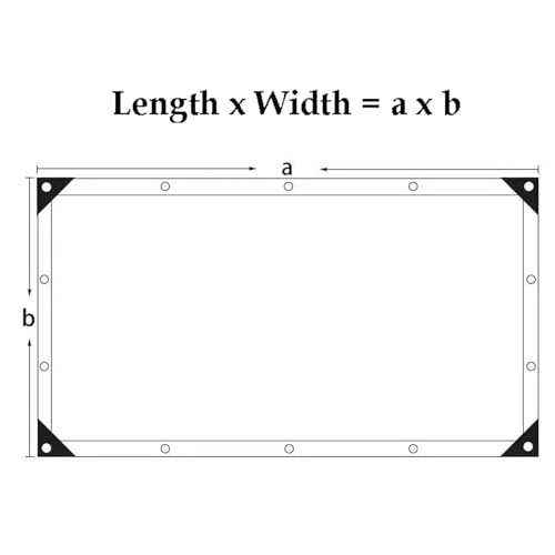 Bâche de protection résistante pluie 2x7m bâche étanche transparente œillets - 8