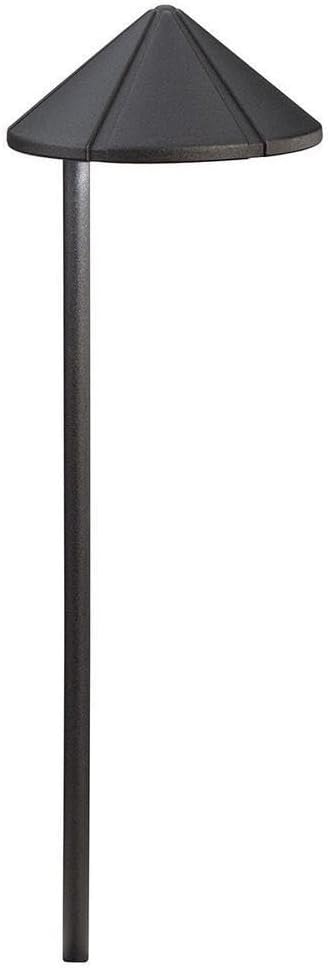 Kichler 15815AZT LED Side Mount Low Voltage Landscape Path and Spread Light, Textured Architectural Bronze