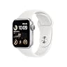 Apple Watch SE 第2世代 GPSモデル 40mm MNJV3J/A [シルバー/ホワイトスポーツバンド]