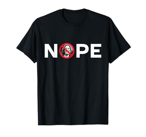 Nope 'No Kamala' Sign Anti Kamala Harris T-Shirt