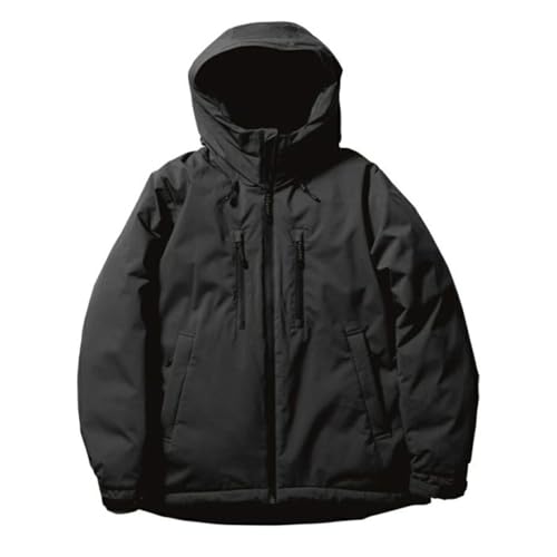 [HAMURE] レディース ストレッチダウンパーカー HMU-2454 ブラック LLサイズ ハミューレ 防寒 ジャケット 極寒 真冬 撥水 704FP カジュアル おしゃれ アウター ジャンパー 北海道