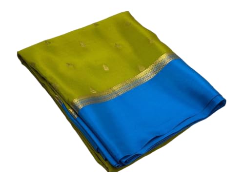 Image of AYYAPPASILK Traditional Women's Semi Mysore Silk Women's Saree with Blouse