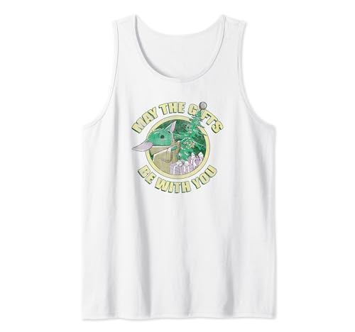 Mandalorian Christmas Grogu Tank Top : le confort en été comme en hiver