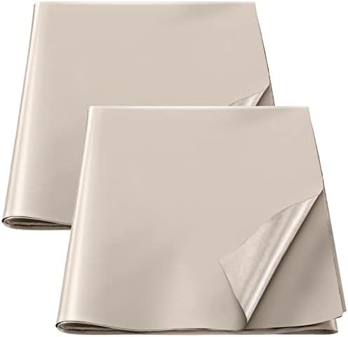 Tatuo 2 Rolls 1 Roll Faraday Fabric 79" x 42.5" Emf Shield Protection Emf Blocker Faraday Tape for Anti Radiation, EMI Isolation, Signal Blocking, WiFi Jammer