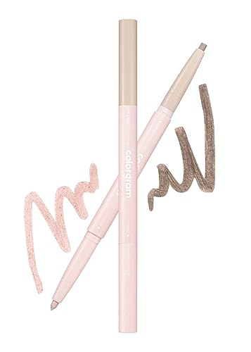 COLORGRAM Under Eye Highlighter Stick 07 Warm Peach | Silky-Smooth Long-Lasting Highlighter & Contouring Stick for Smudge-Proof, Shining Daily Makeup | K-Beauty Face Highlighters & Luminizers