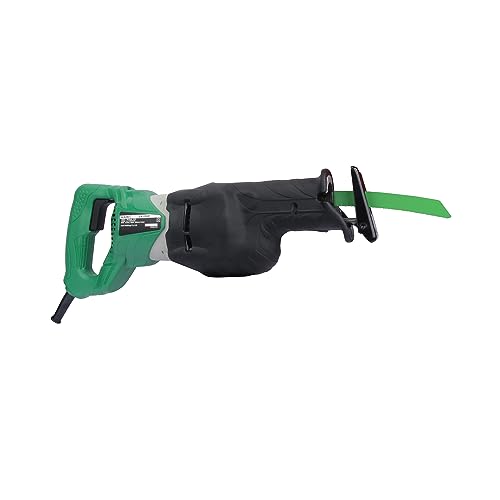 Image of HIKOKI CR13V2S9Z Corded Electric Reciprocating Saw With High Cutting Speed With Heavy-Duty Motor 1010W, 2800 Spm, 29 Mm, Variable Speed, Speed Selection, 3.3 Kg, Blade, Wrench, Carrying Case Included