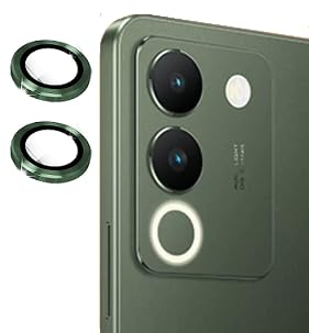 MOBIKTC Camera Lens Protector for Vivo Y200 5G Tempered Glass, Alloy Metal Rings, Case Friendly, 2 Pack, (Green) (B0CLRWJKZF) Amazon Price History, Amazon Price Tracker